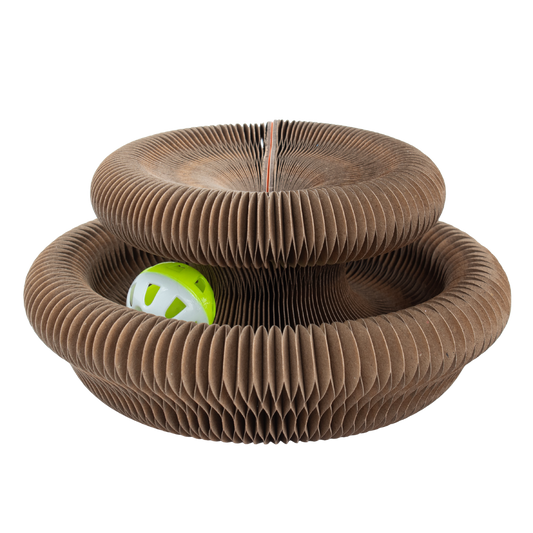 Cardboard Accordion Cat Toy