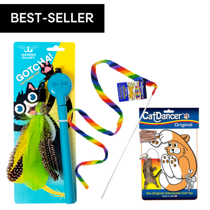 Catch Me If You Can Cat Wand Bundle