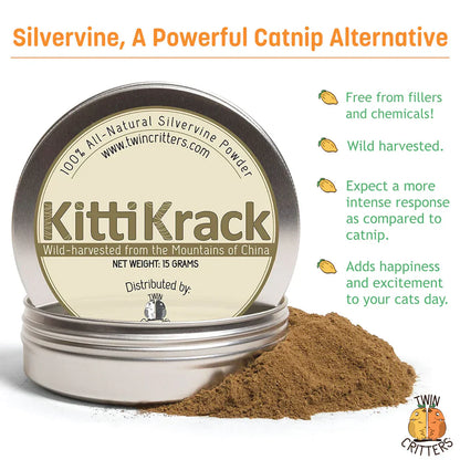 KittiKrack Silvervine Powder by Twin Critters