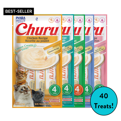 Inaba Churu Big Bundle - 10 Pack (40 Tubes)