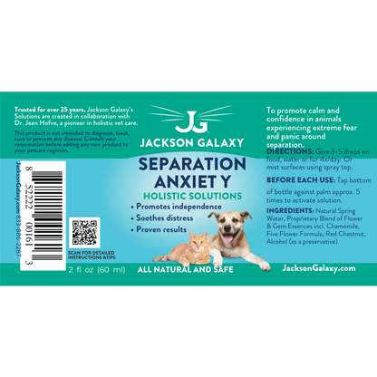 Separation Anxiety - Anti Anxiety Solution for Cats & Dogs