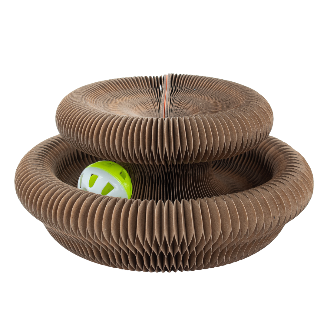 Cardboard Accordion Cat Toy