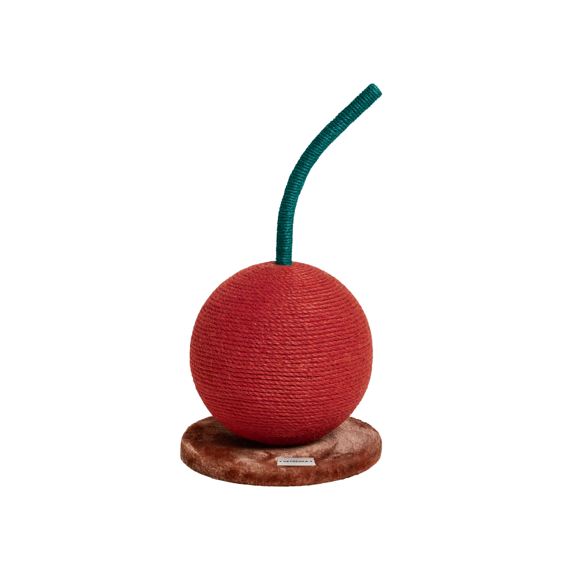 Cherry Cat Scratching Ball by Vetreska