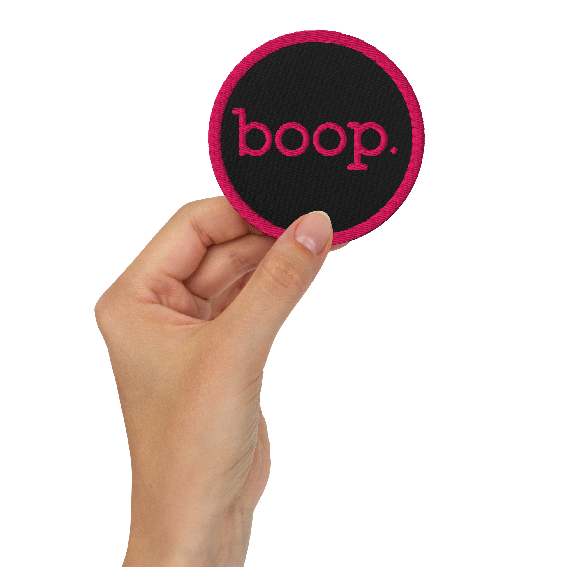 boop Embroidered Patch, Circle - Jackson Galaxy