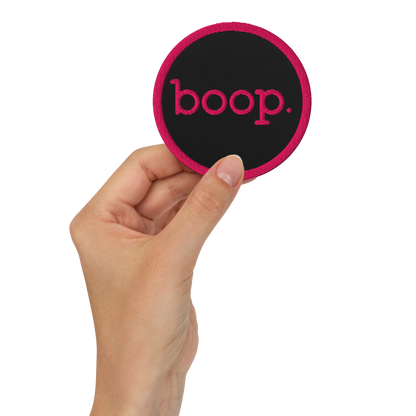 boop Embroidered Patch, Circle - Jackson Galaxy