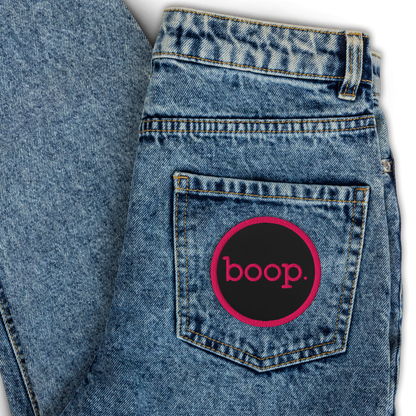 boop Embroidered Patch, Circle - Jackson Galaxy