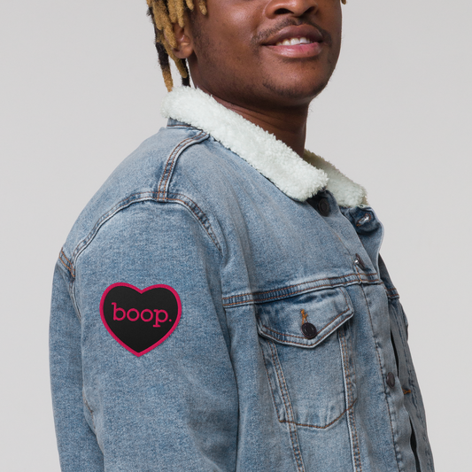 boop Embroidered Patch, Heart - Jackson Galaxy