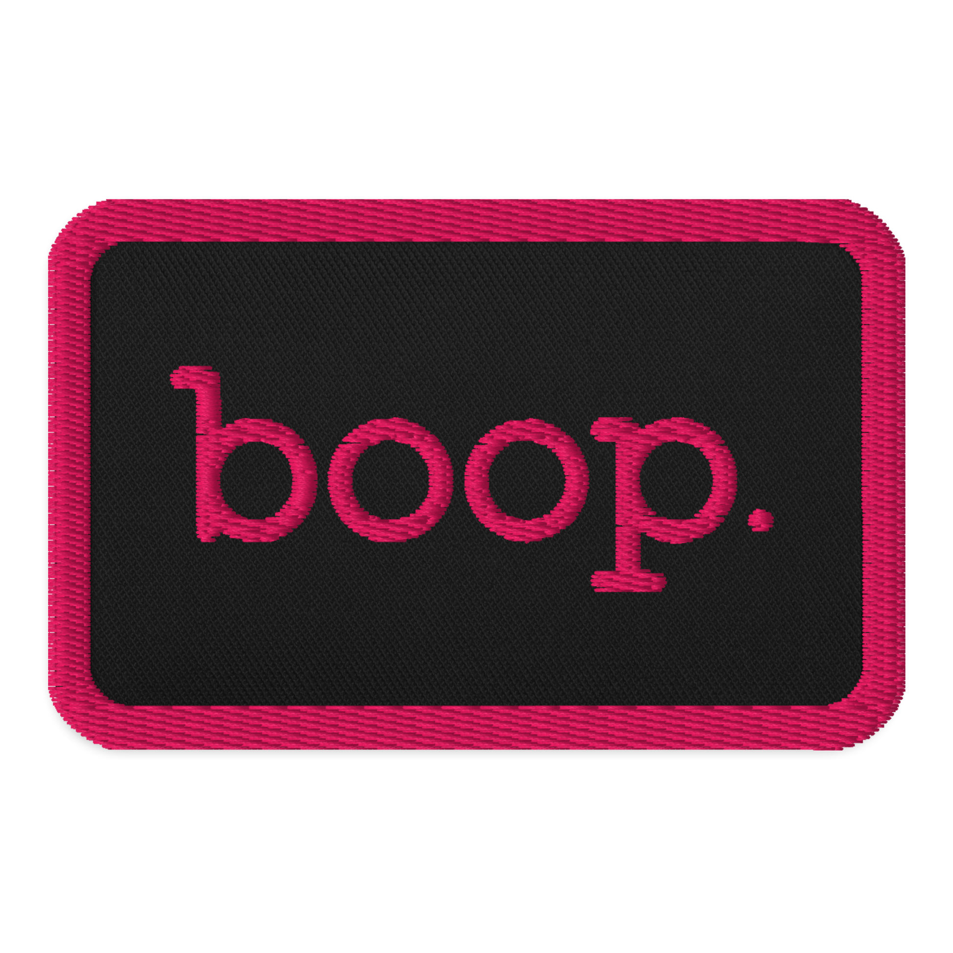 boop Embroidered Patch, Rectangle - Jackson Galaxy