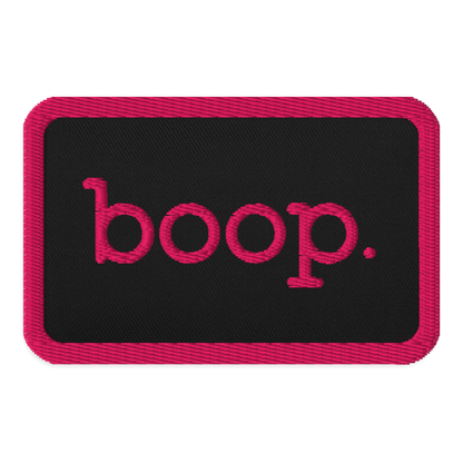 boop Embroidered Patch, Rectangle - Jackson Galaxy
