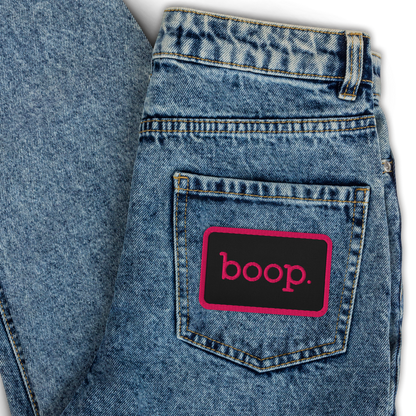 boop Embroidered Patch, Rectangle - Jackson Galaxy