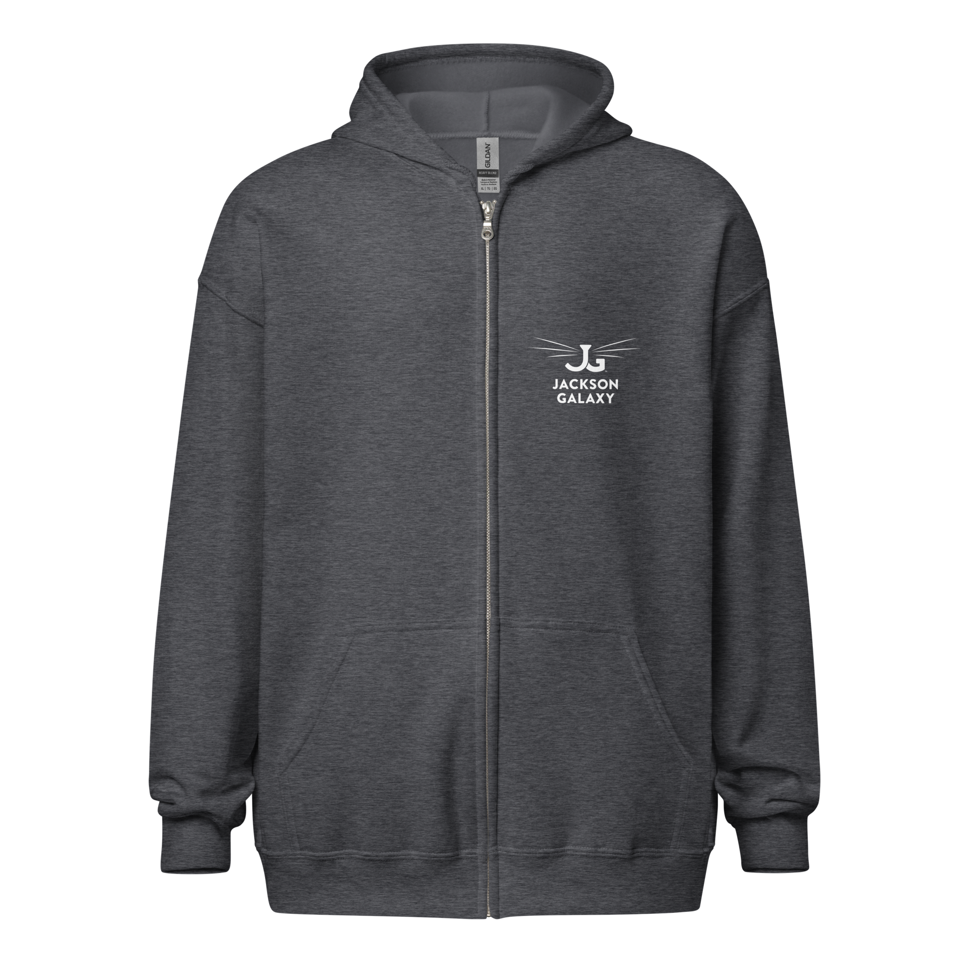 Cat Nerd Unisex Heavy Blend Zip Hoodie - Jackson Galaxy