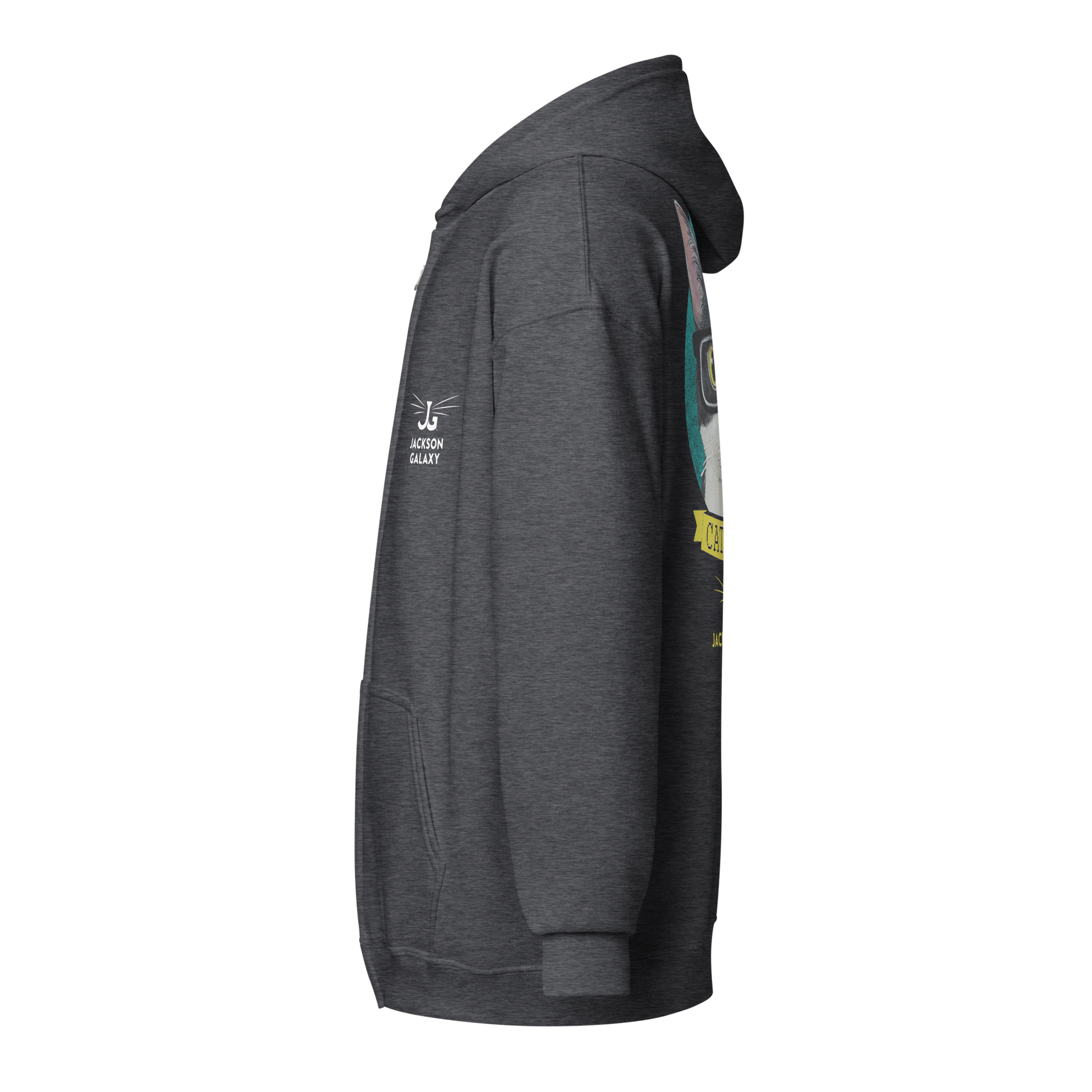 Cat Nerd Unisex Heavy Blend Zip Hoodie - Jackson Galaxy